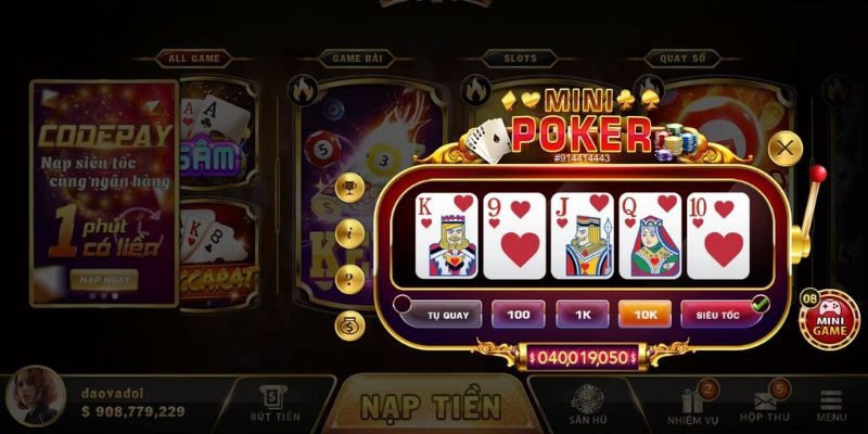 Những sai lầm khi tham gia Mini Poker